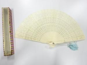 アンティーク　本象牙　扇子